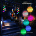 Solar Color Changing Ball Wind Chimes for Party